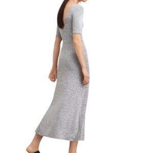 Aritzia Wilfred Free Grey Maxi Dress